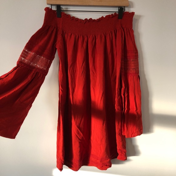Forever 21 Dresses & Skirts - Off Shoulder Boho Dress